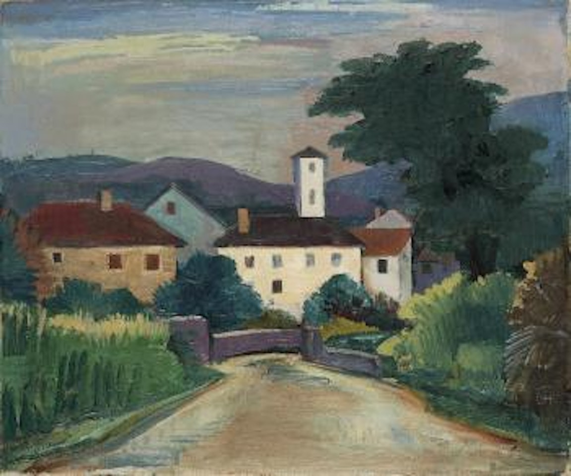 Tessiner landschaft by Karl Hofer