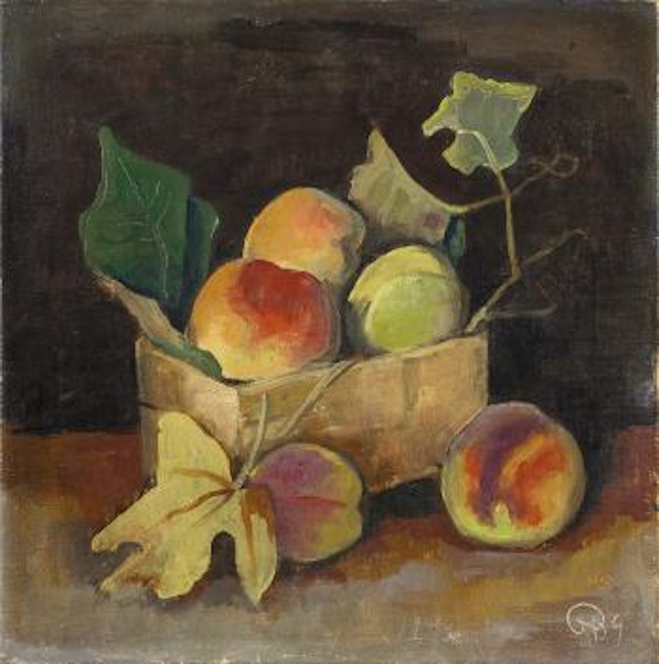Stilleben mit pfirsichen by Karl Hofer