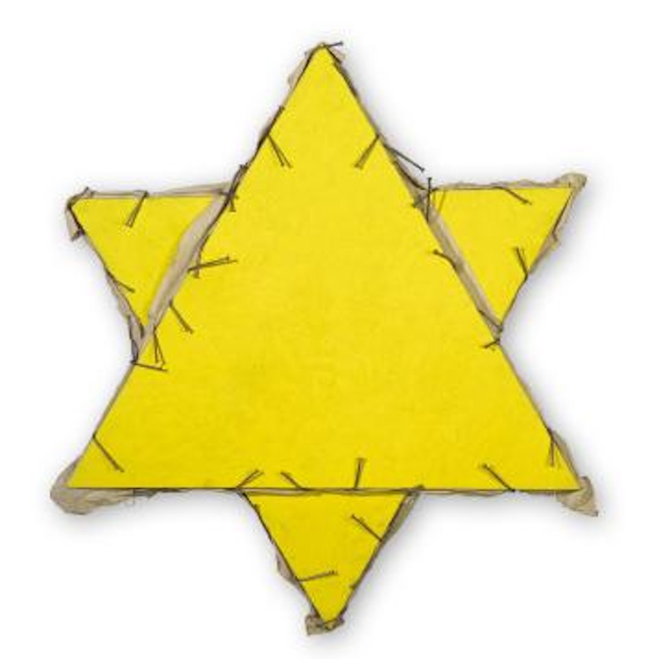 David's Schild, David's star by Günther Uecker