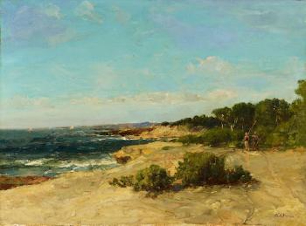 Küstenlandschaft bei Marseille by Jean Baptiste Olive