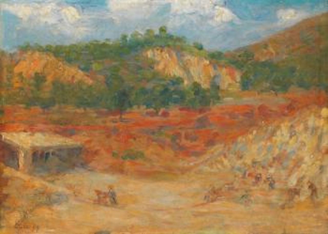 La carrière by Maximilien Luce