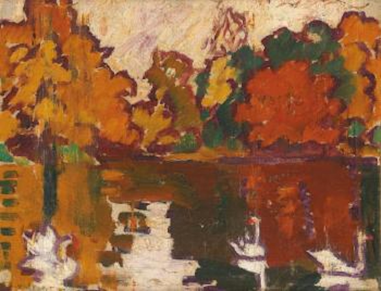 Le bois de Boulogne by Louis Valtat