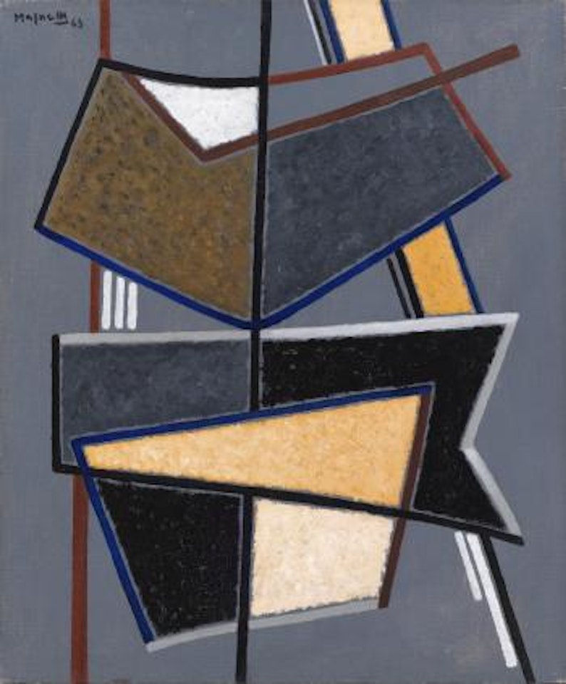 Sur Fond Gris n. 10 by Alberto Magnelli