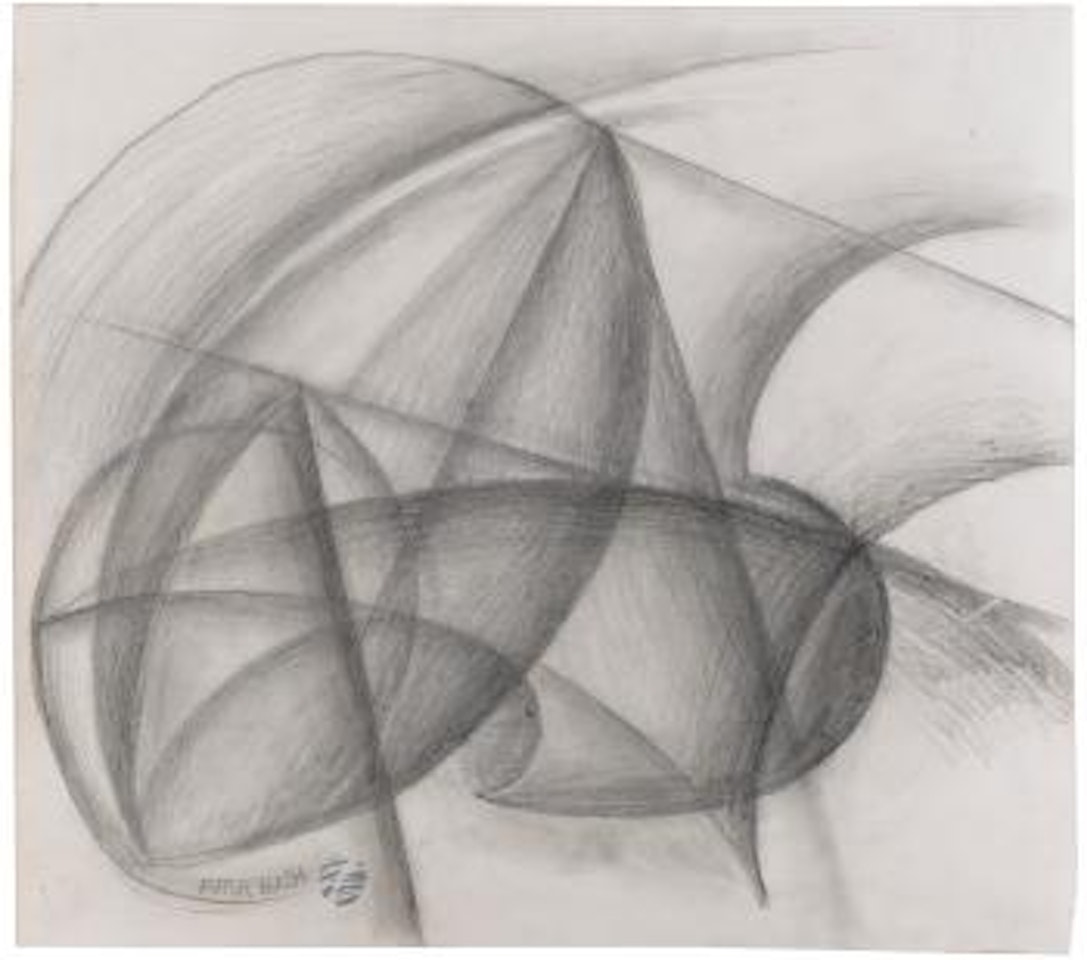 Linea Di Velocità + Spazio by Giacomo Balla