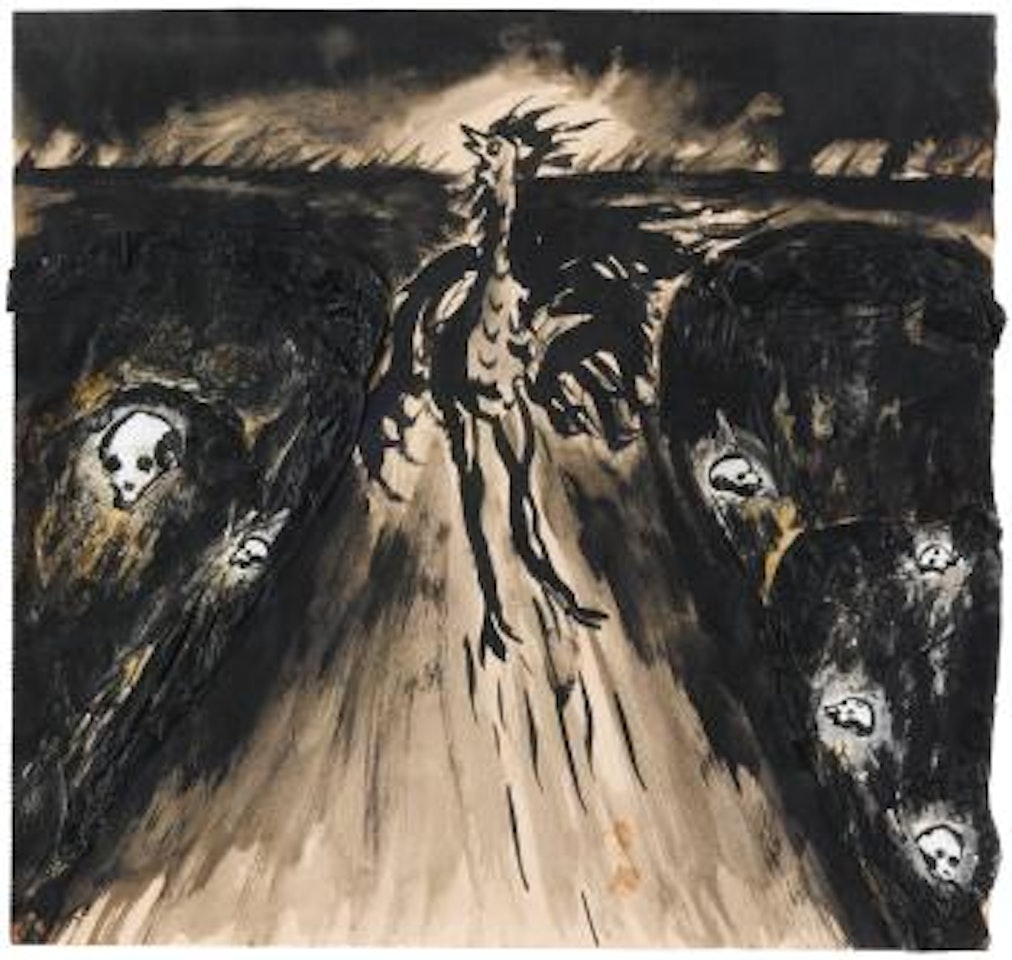 Gallo Barbarico by Enzo Cucchi