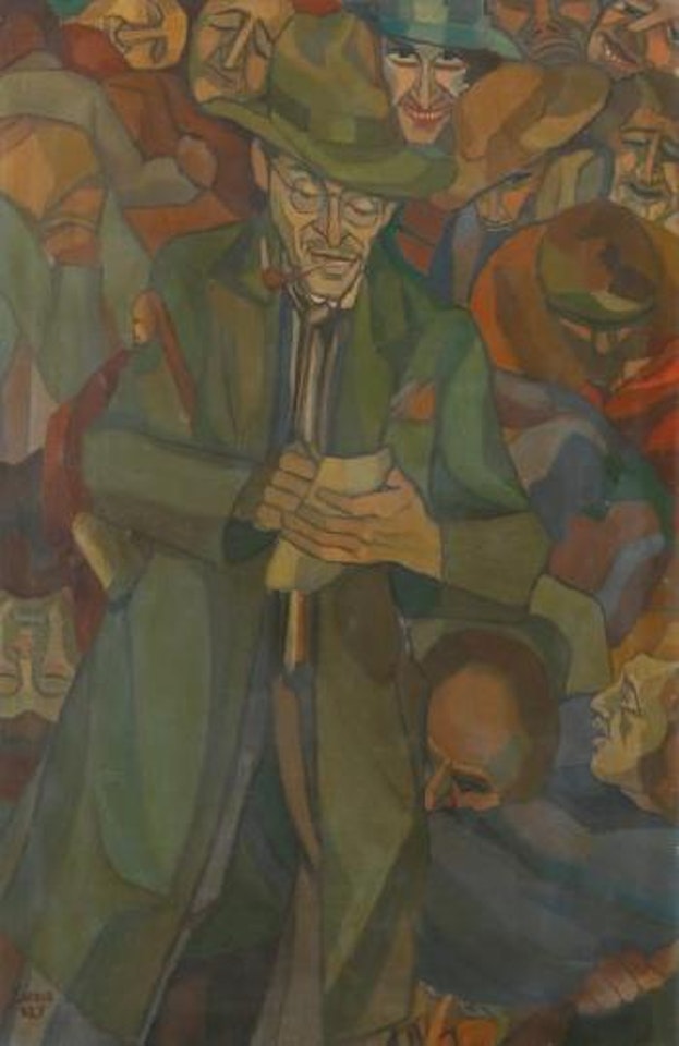 Le journaliste. Réflexion by Victor Brauner