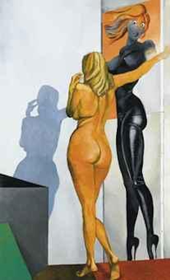 Nudo - Ombra di Allen Jones by Renato Guttuso