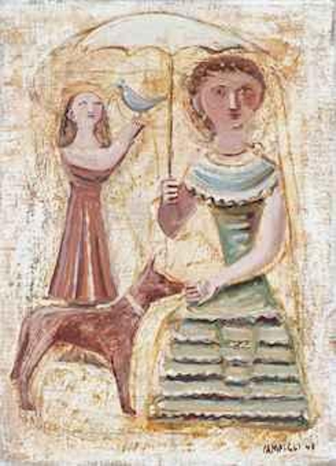 Due figure by Massimo Campigli