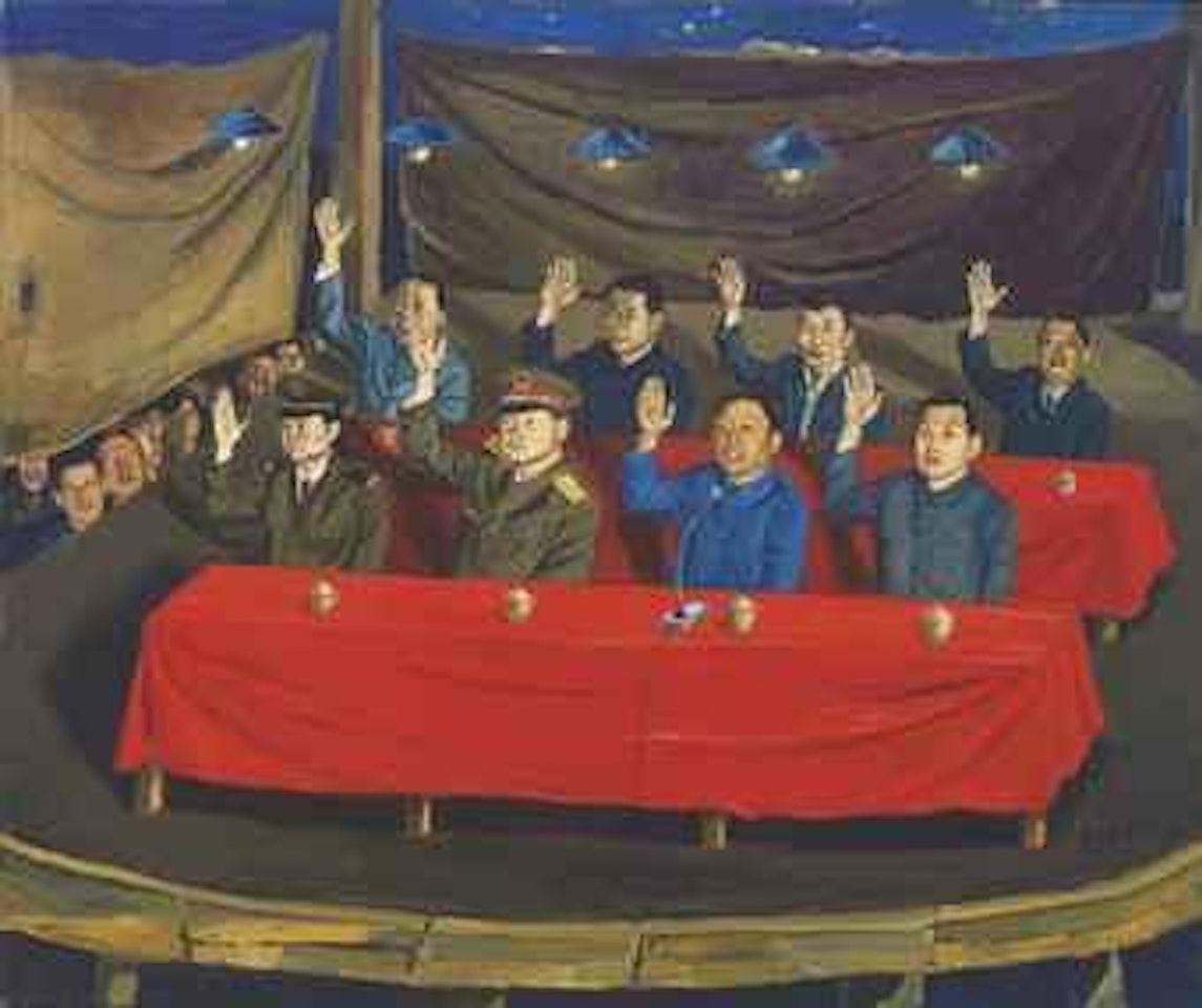 Adults in Meeting (Meeting Series No. 2) by Tang Zhigang