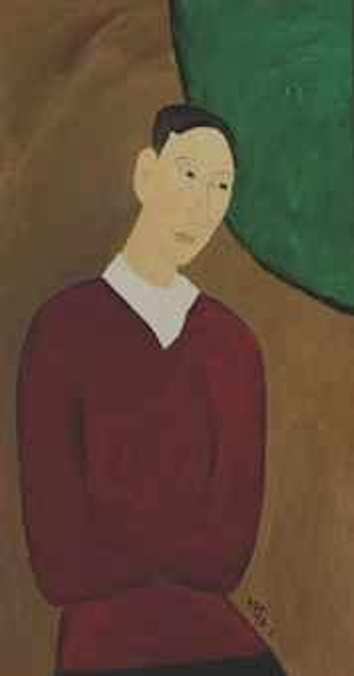 Young Man in Red by Qiu Yacai