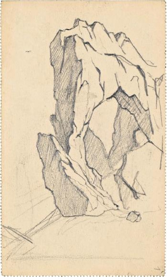 Felsenformation by August Macke