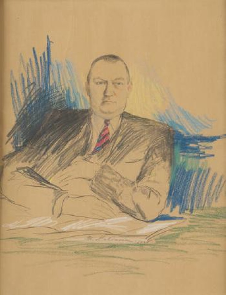 Portrait masculin by Filip Malyavin