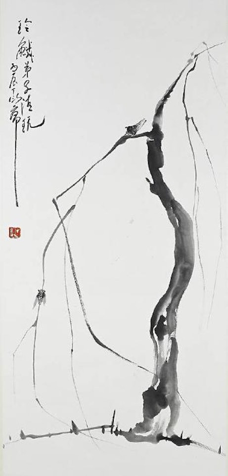 Cicada and Willow by Ding Yanyong