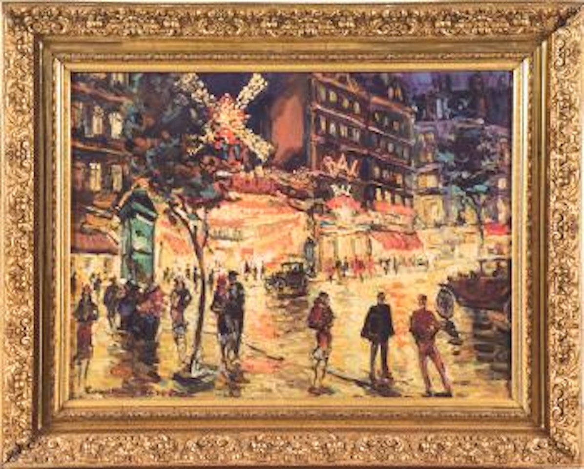 Le Moulin Rouge à Paris by Konstantin Alekseevich Korovin