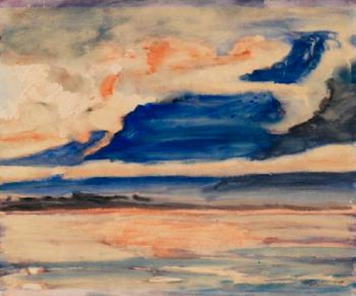 Bergstudie 4 (Genfer See) by Max Pechstein