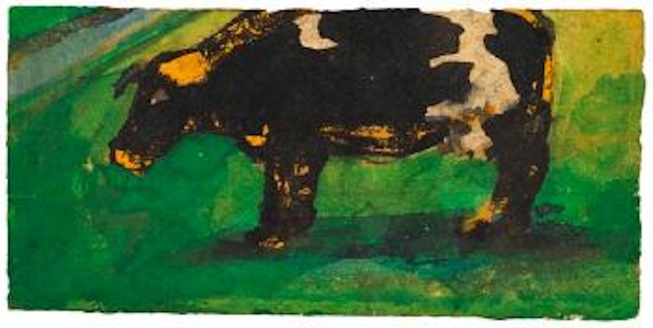 Stehende Schwarzbunte by Emil Nolde