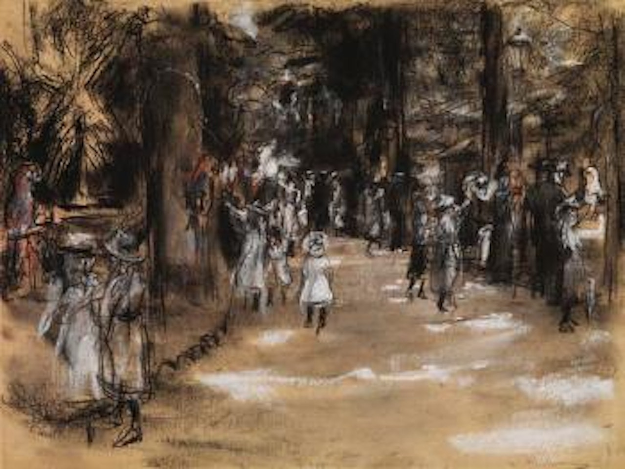 Papageienallee by Max Liebermann