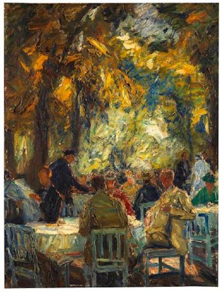 Im Biergarten by Otto Pippel