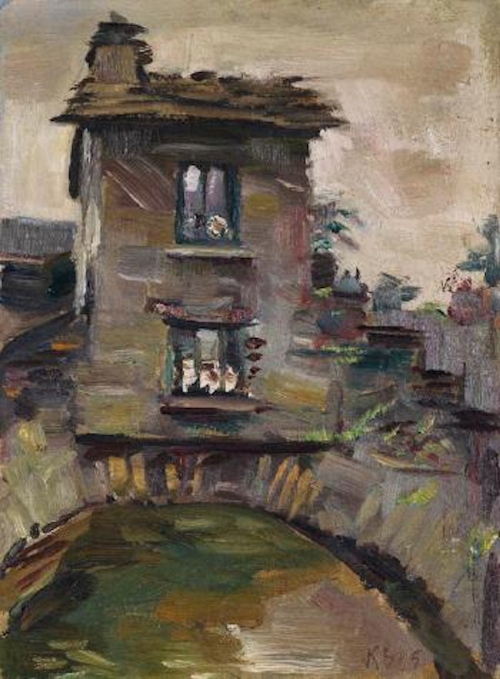 Ohne Titel (Bridge House, Ambleside, Frontalansicht) by Kurt Schwitters
