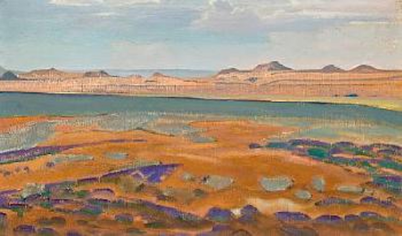 Rocky landscape by Nikolai Konstantinovitch Roerich