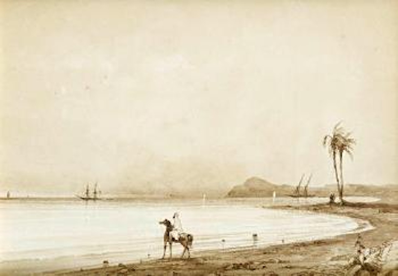 At the water's edge by Ivan Konstantinovich Aivazovsky