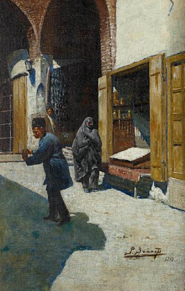 The bazaar by Richard Karlovich Zommer