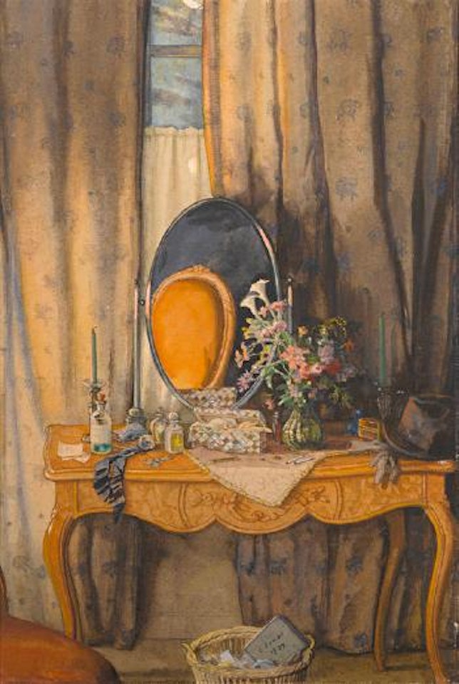A Lady's dressing table by Konstantin Somov
