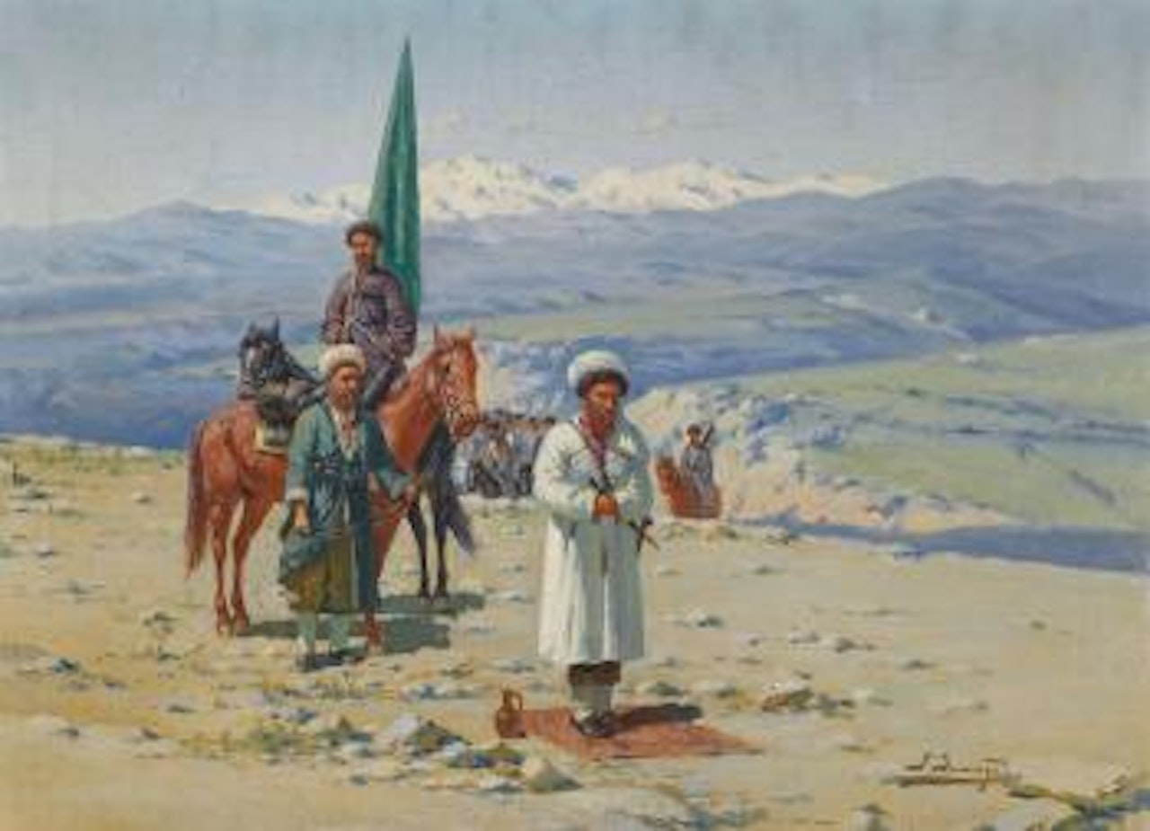 Imam Shamil In The Caucasus by Richard Karlovich Zommer