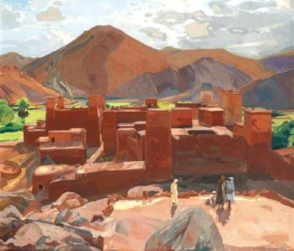 La casbah d'Anemiter by Jacques Majorelle