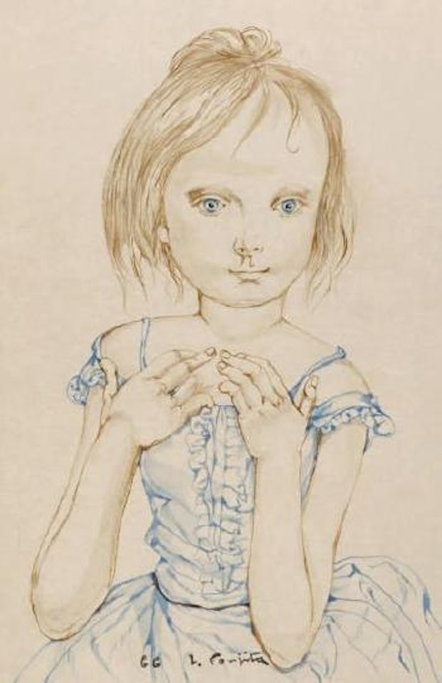 Jeune fille by Leonard Tsuguharu Foujita