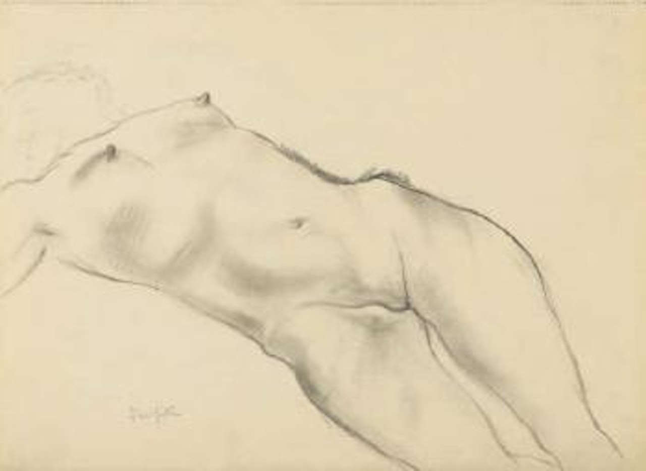 Nu endormi by Leonard Tsuguharu Foujita