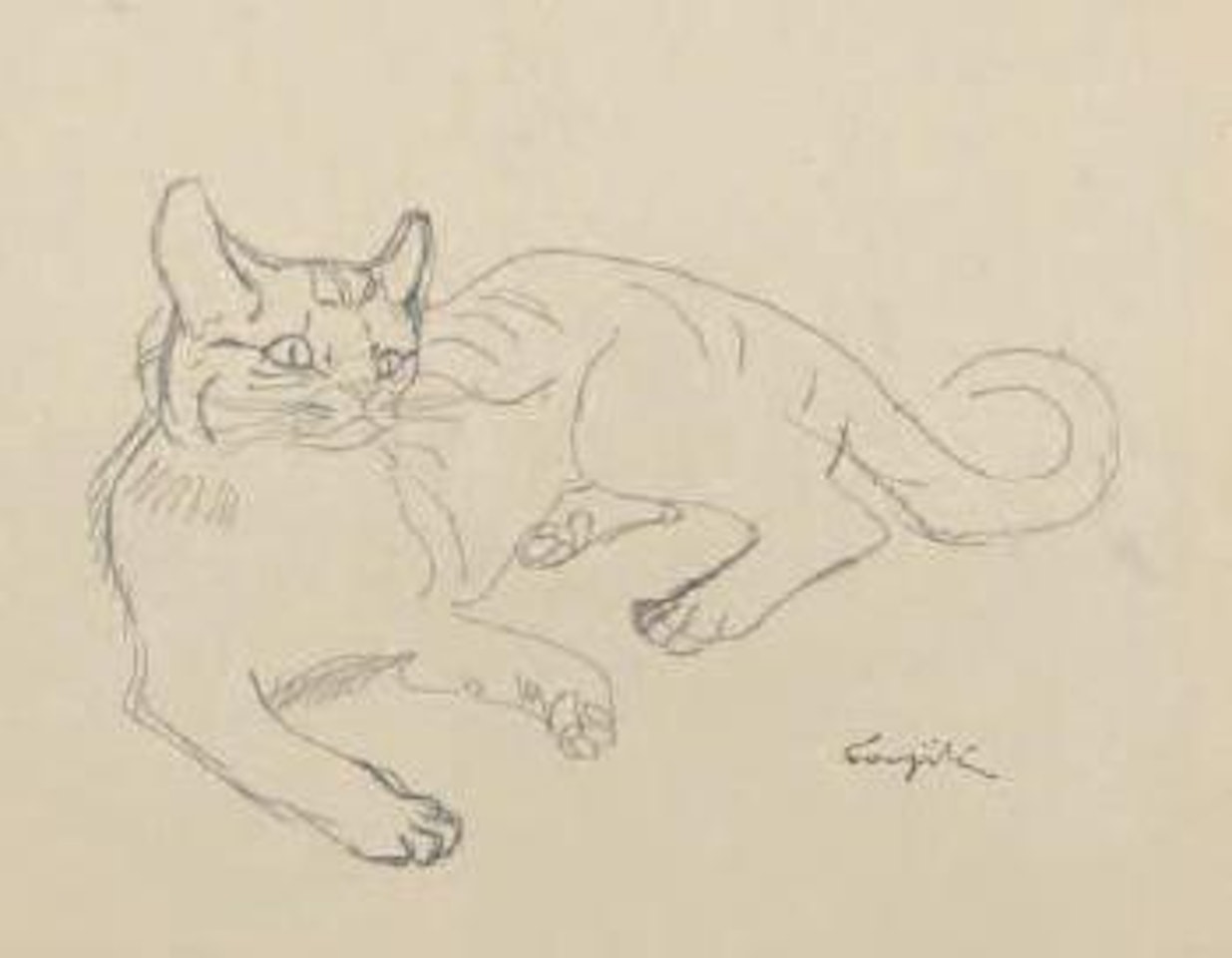 Chat by Leonard Tsuguharu Foujita
