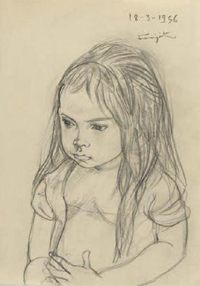 Fillette by Leonard Tsuguharu Foujita