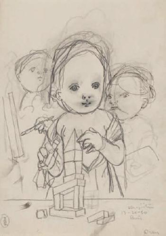 L'Atelier des enfants by Leonard Tsuguharu Foujita