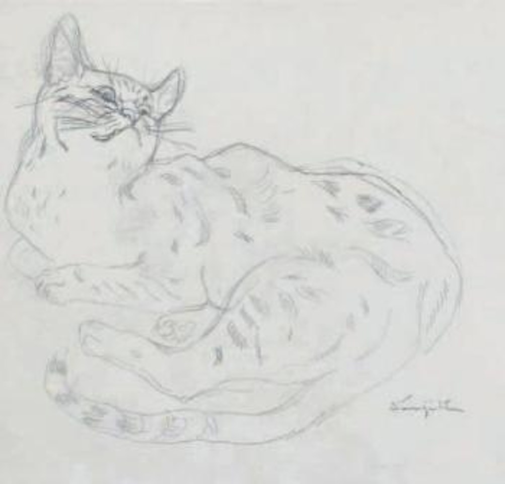 Chat by Leonard Tsuguharu Foujita