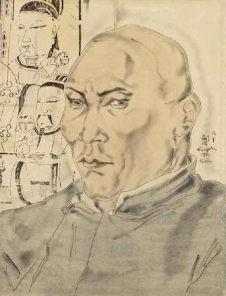 Portrait d'homme by Leonard Tsuguharu Foujita