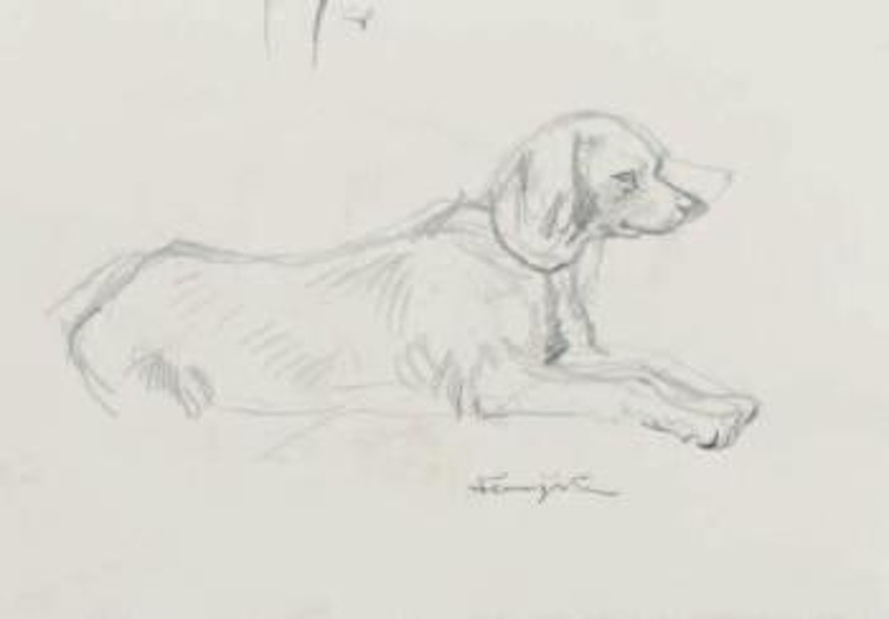 Chien by Leonard Tsuguharu Foujita