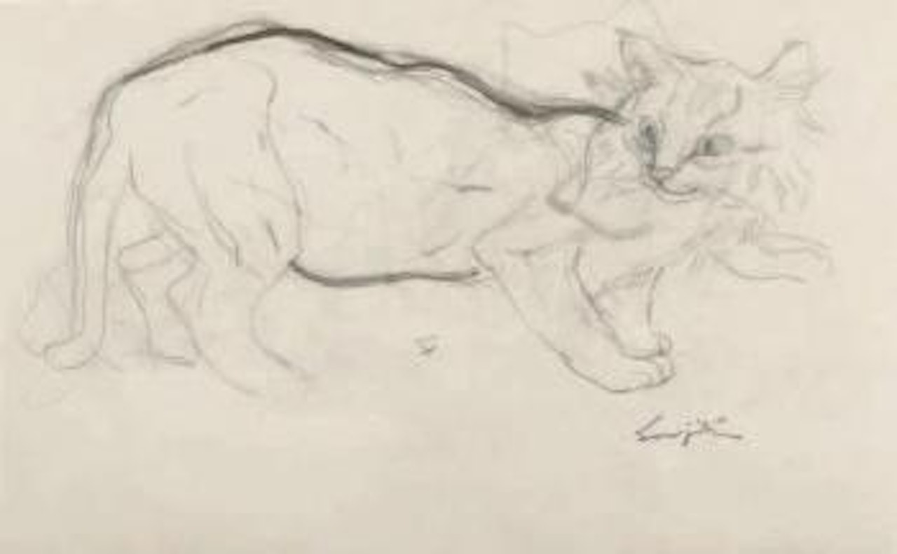 Chat by Leonard Tsuguharu Foujita