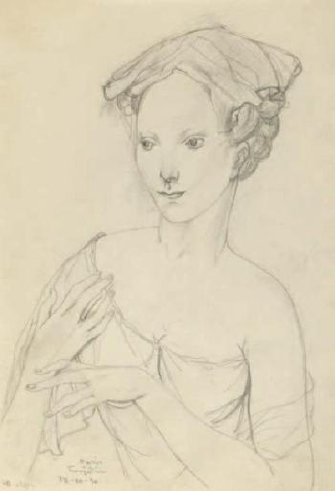 Jeune femme by Leonard Tsuguharu Foujita