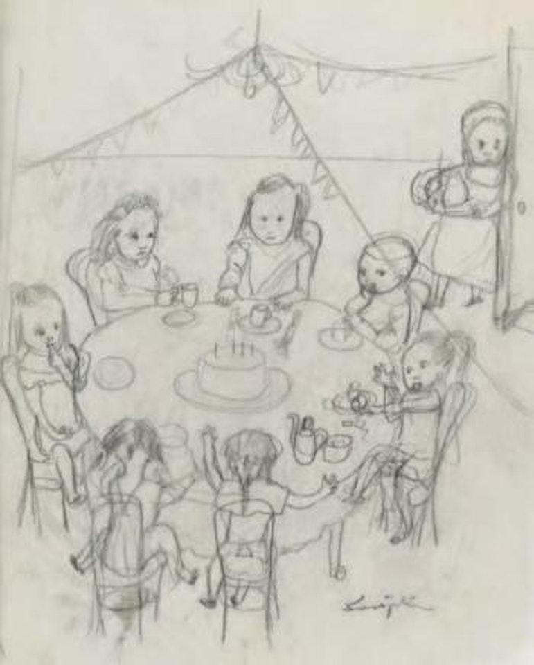 L'Anniversaire by Leonard Tsuguharu Foujita