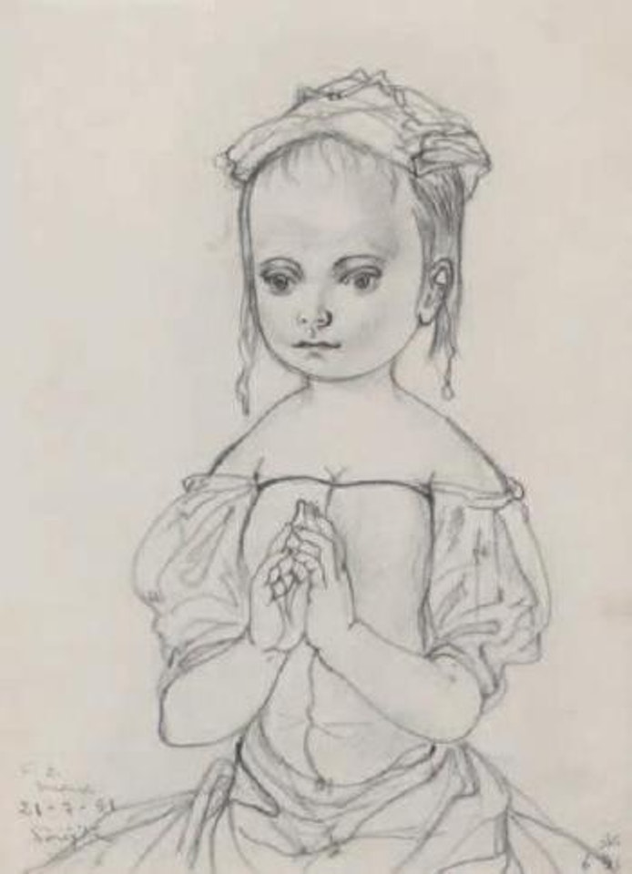 Fillette by Leonard Tsuguharu Foujita