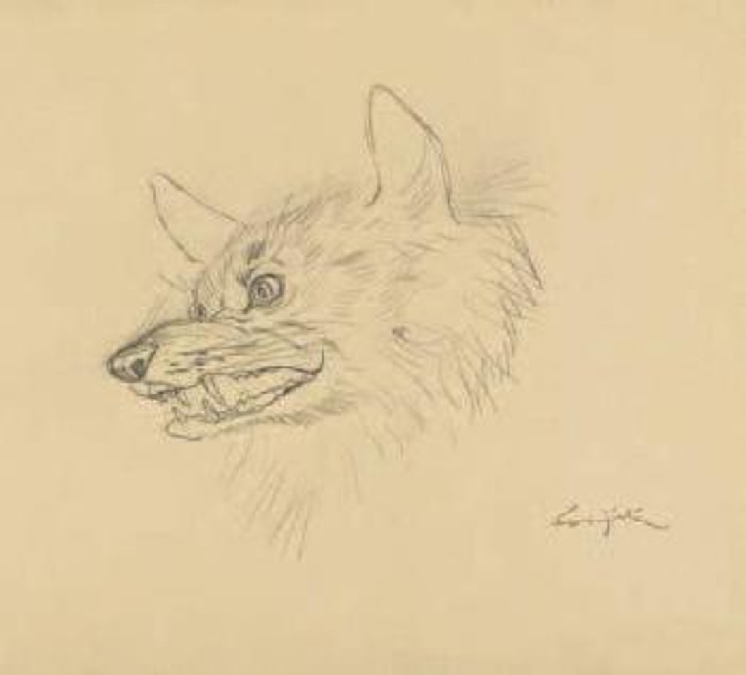 Tete de loup by Leonard Tsuguharu Foujita