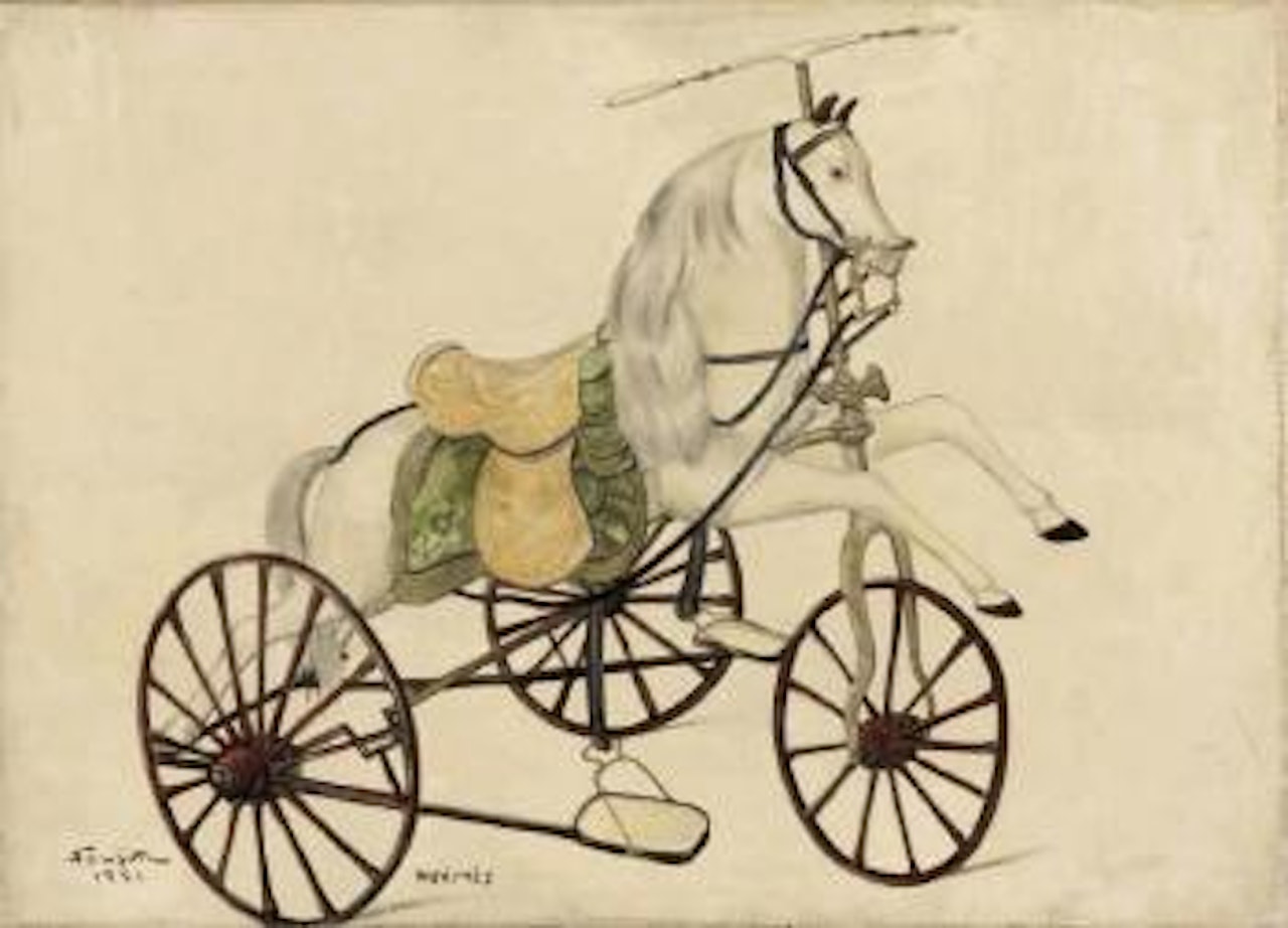 Le cheval du fils de Napoleon III, Hermes by Leonard Tsuguharu Foujita