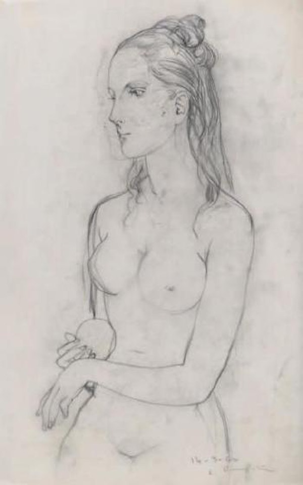 Eve au paradis by Leonard Tsuguharu Foujita