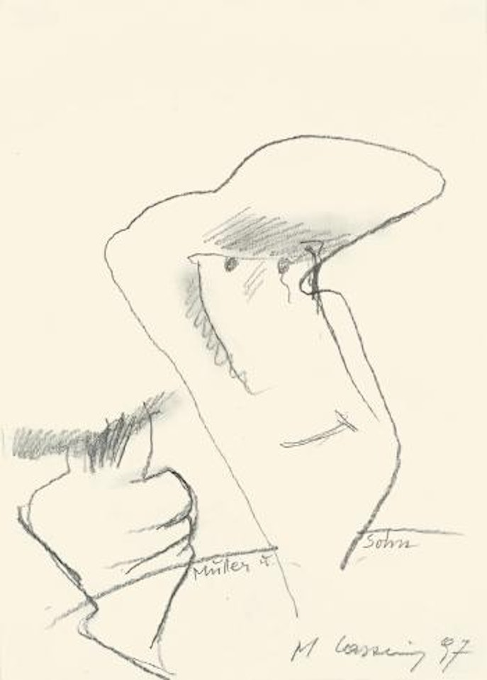 Mutter und sohn by Maria Lassnig