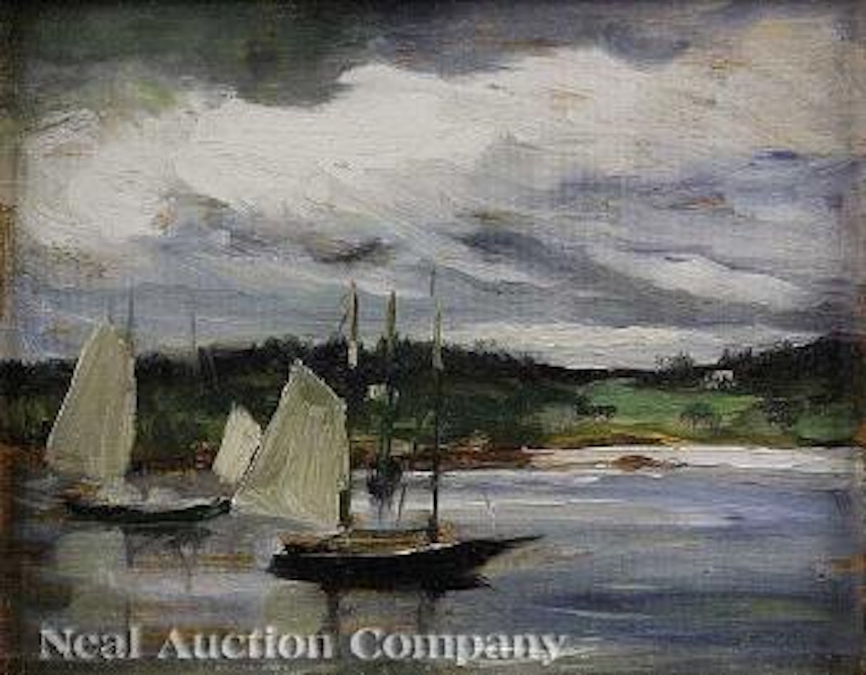 Sailboats, Monhegan by Robert Henri