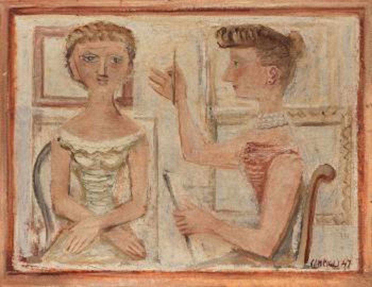 La pittrice by Massimo Campigli