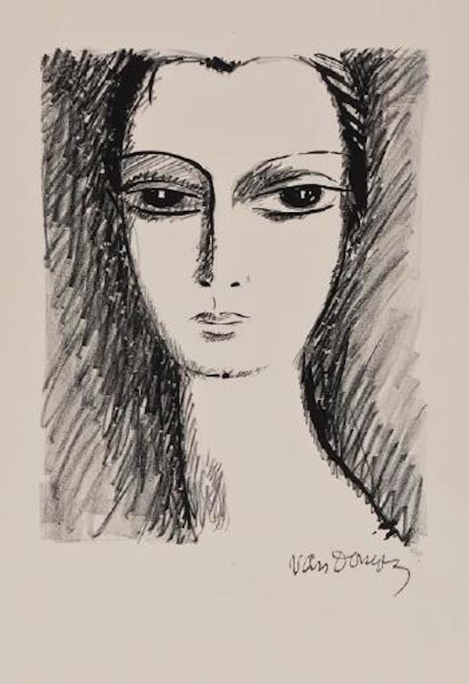 Jeune fille au cou de cygne (J.11) by Kees van Dongen