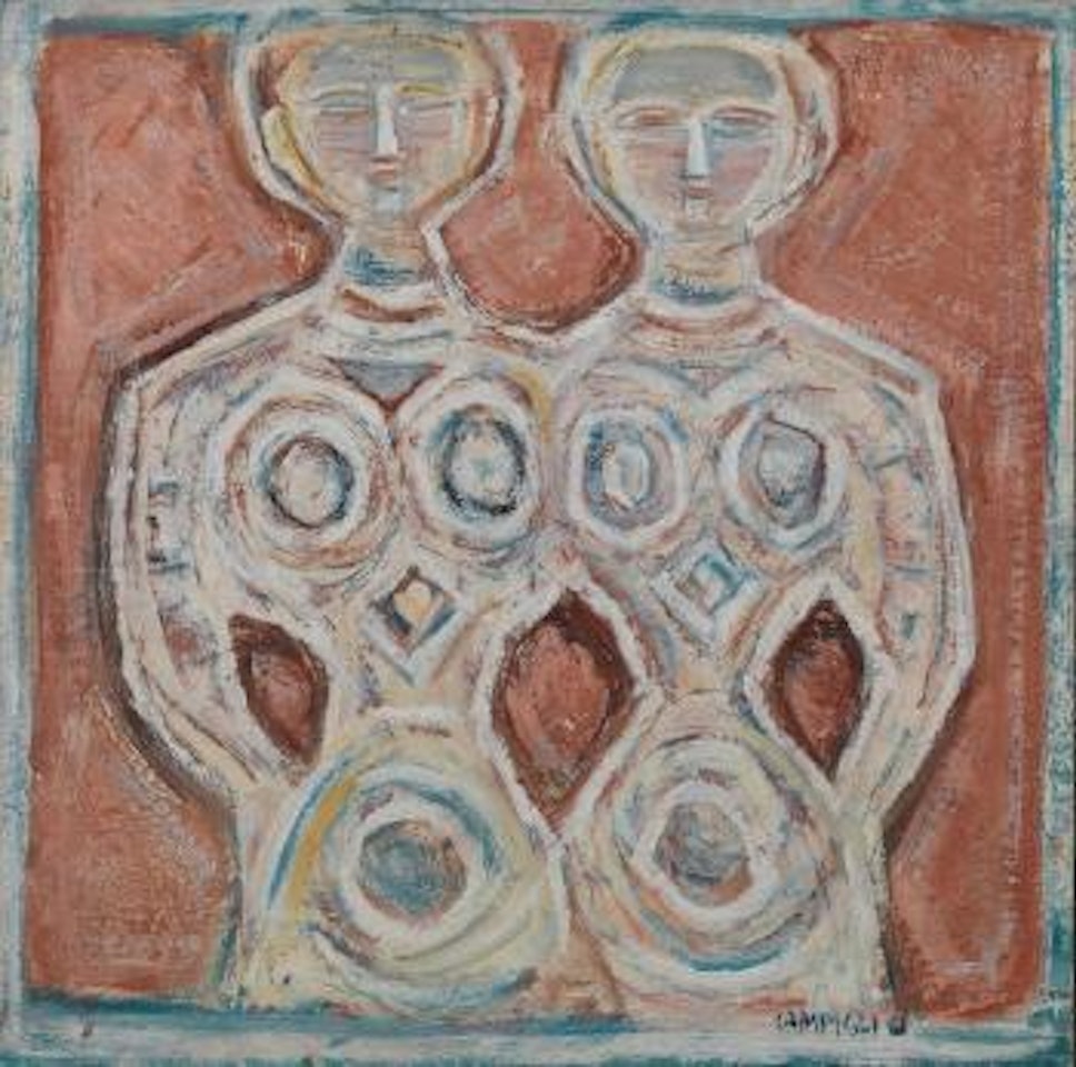 Le due sorelle by Massimo Campigli