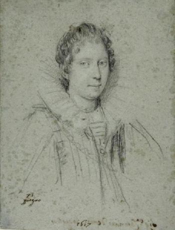 Portrait de la Signora Catarina della Songlia by Ottavio Leoni